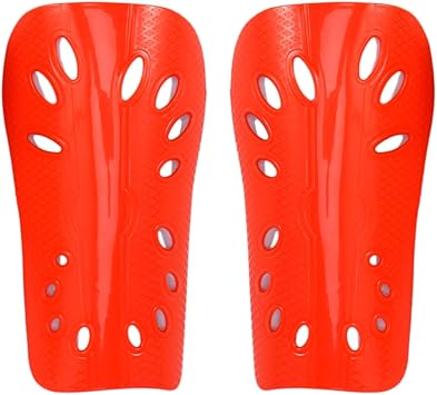 Amazon Vorcool サッカー すね当て バンド 脚保護 すね当て フットボール 脚 ふくらはぎプロテクター ギア レッド Vorcool シンガード