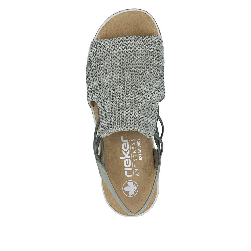 Rieker 62741 Sandales compensées Femme