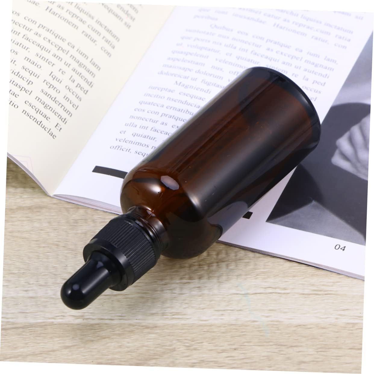 OUNONA 6Pcs Glass Dropper Bottles Refillable Essential Oil Perfume Bottles Vials with Dropper for Organizing Dispensing Liquids