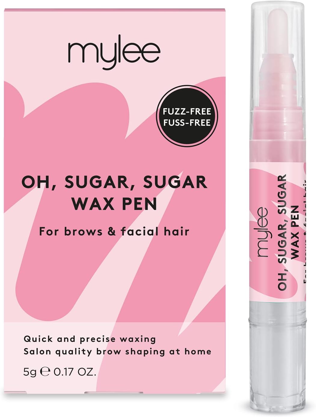 – Oh, Sugar, Sugar Wax Pen + 20x Waxing Strips - Professional No-heat Formula Waxing, Precision Wand, Ideal for Removing Unwanted Hair on Body, Face, & Bikini Line, Vegan Cruelty-Free, Pack of 1