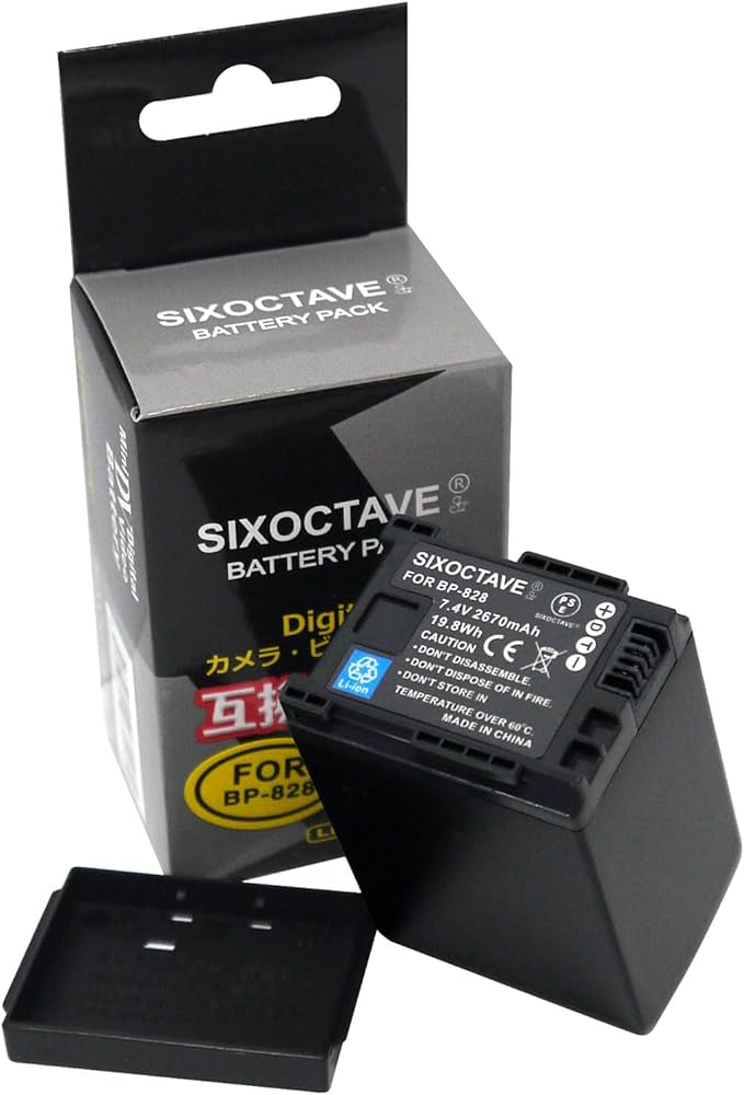 Amazon | str BP-828 キヤノンカメラ用 互換バッテリー | カメラ用