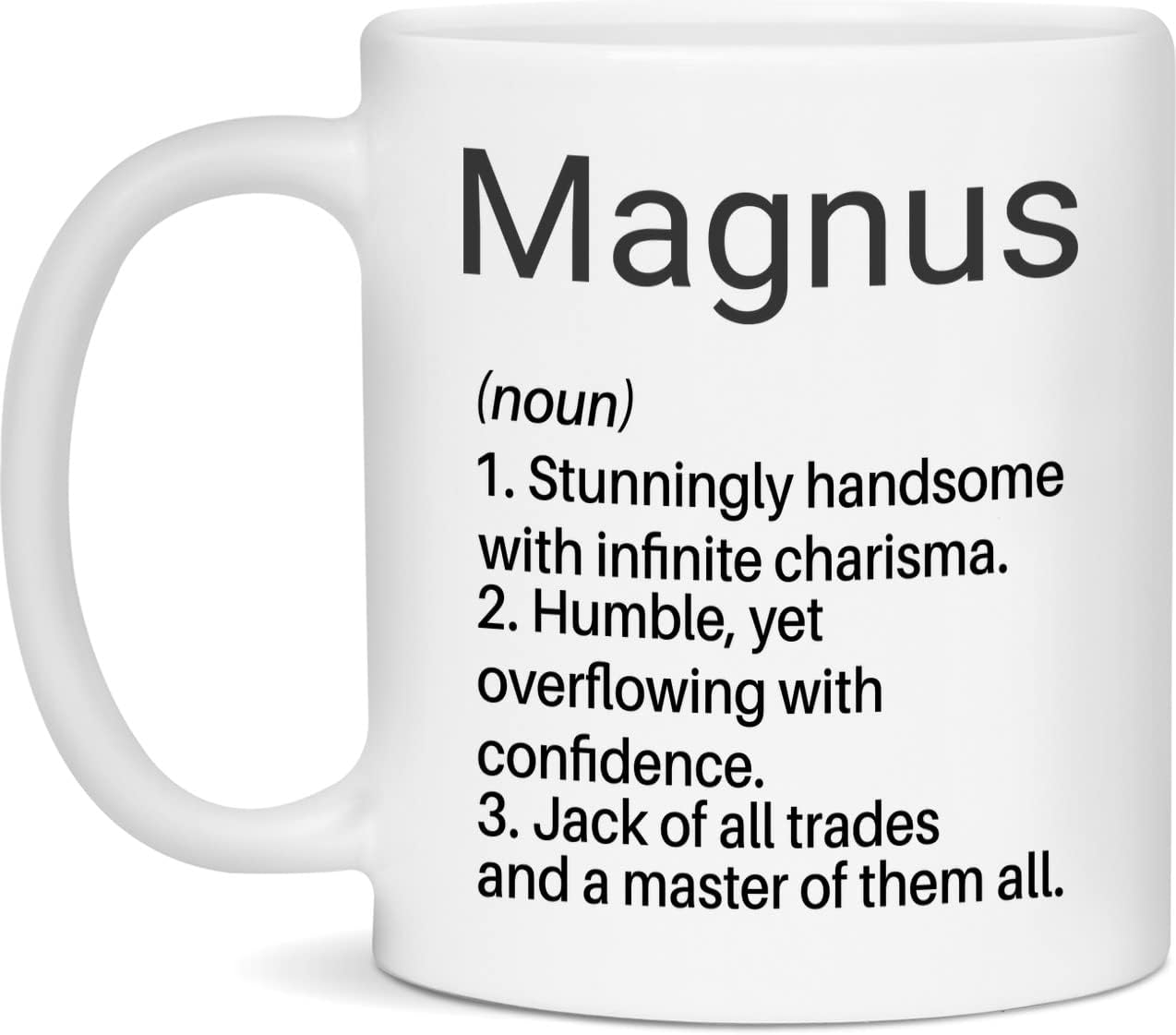 Magnus Name Definition Mug, Personalized Name Noun Mugs