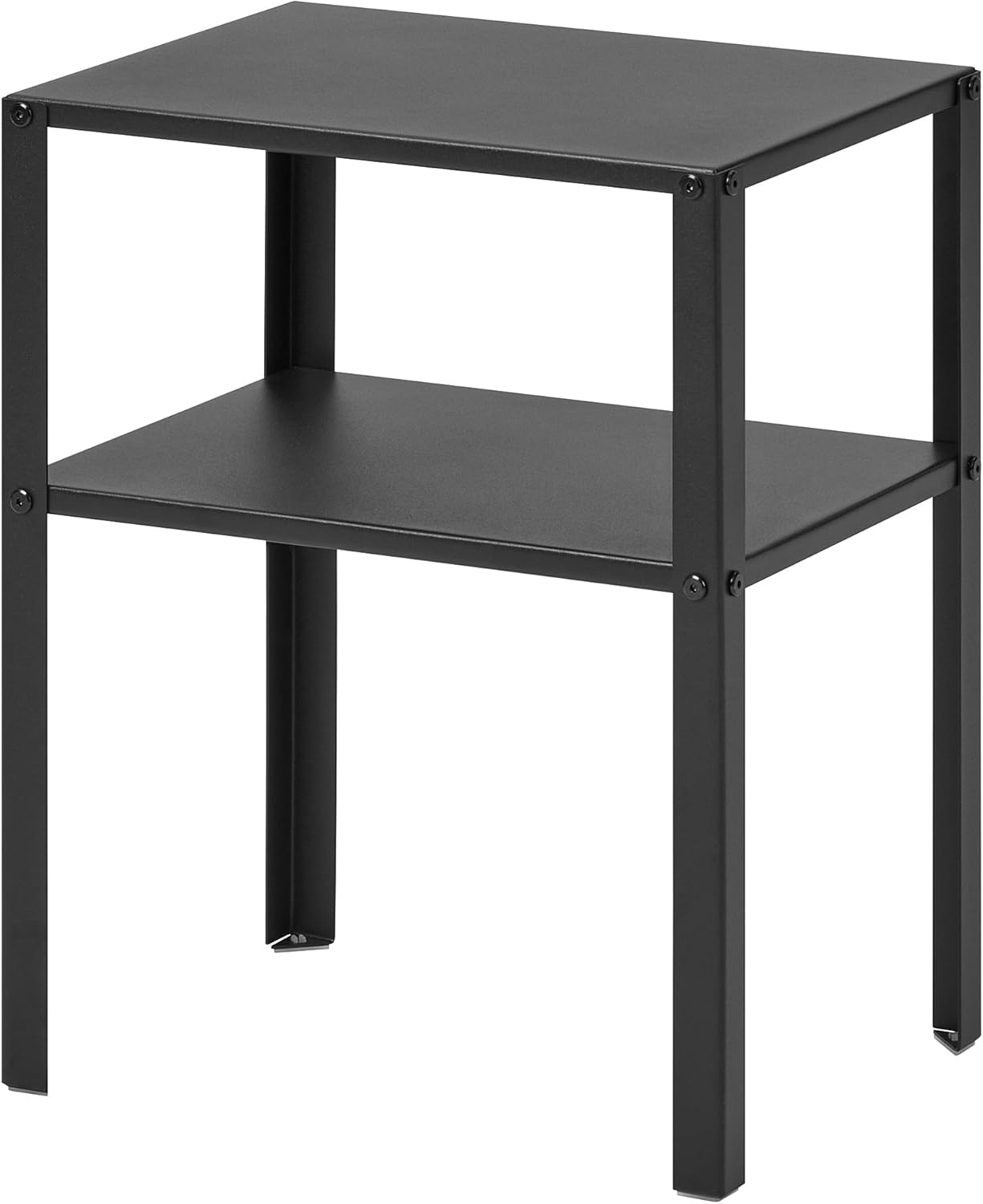 KNARREVIK Bedside table, black, 37x28 cm