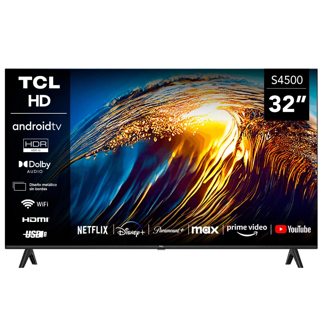 TCL 32-Inch HD Android Smart TV for Bedroom & Small Spaces – HDR