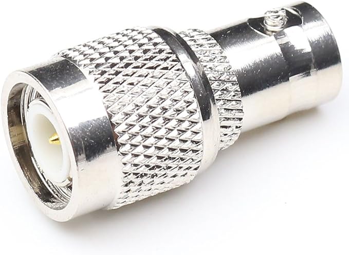 Adaptador RF Macho TNC a Hembra BNC 2 Unidades miniatura 4