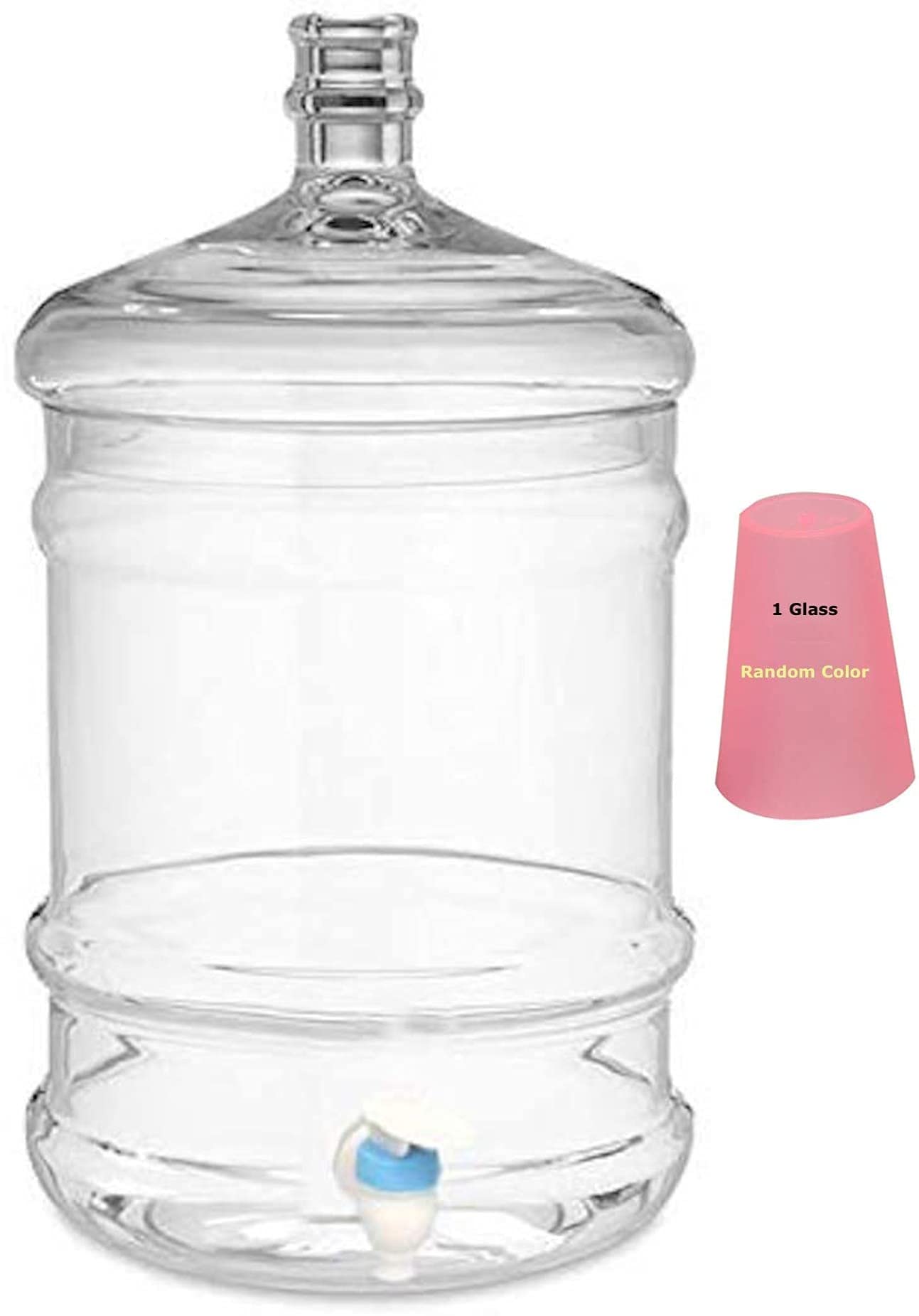mastBus Plastic 20 Litre Water Can with 2 Way Tap and Lid, Manual Jar Container Dispenser Large (20 Ltr, Transparent) (B07YG6FJP3) Amazon Price History, Amazon Price Tracker