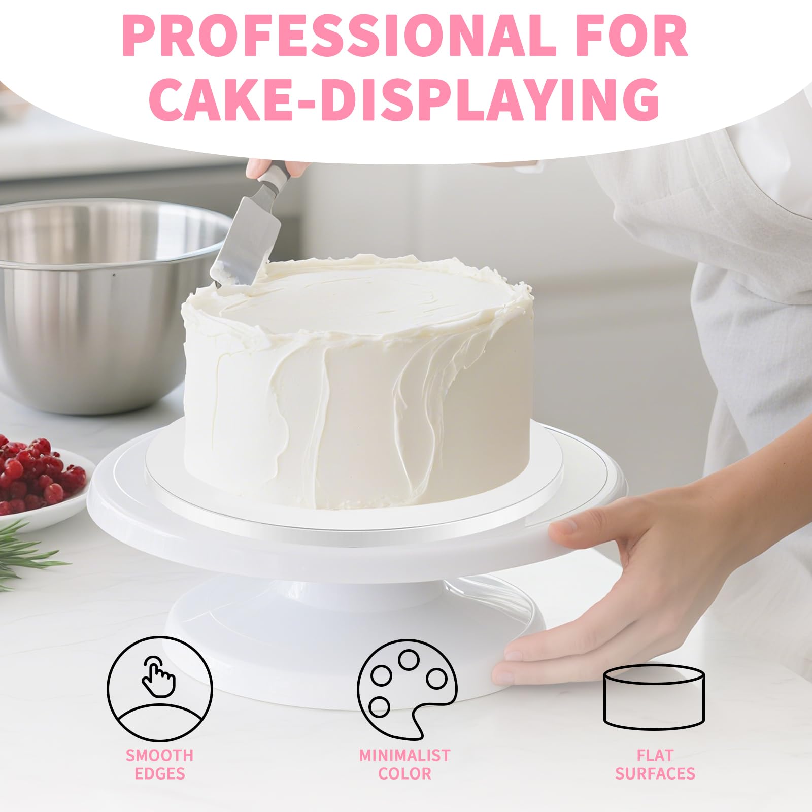 10 Inch Cake Board Drums Round, 12-Pack, White, Sturdy 1/2" Thick Heavy Or Multi-Tiered Cakes for Bithday Wedding Party. (10inch(12pack))