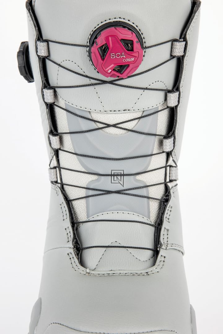 Nitro Dynasty Boa Step On '24 all Mountain Freeride Premium Sistema di Allacciatura Rapida Step On Boot Snowboard - Barca da Snowboard Donna