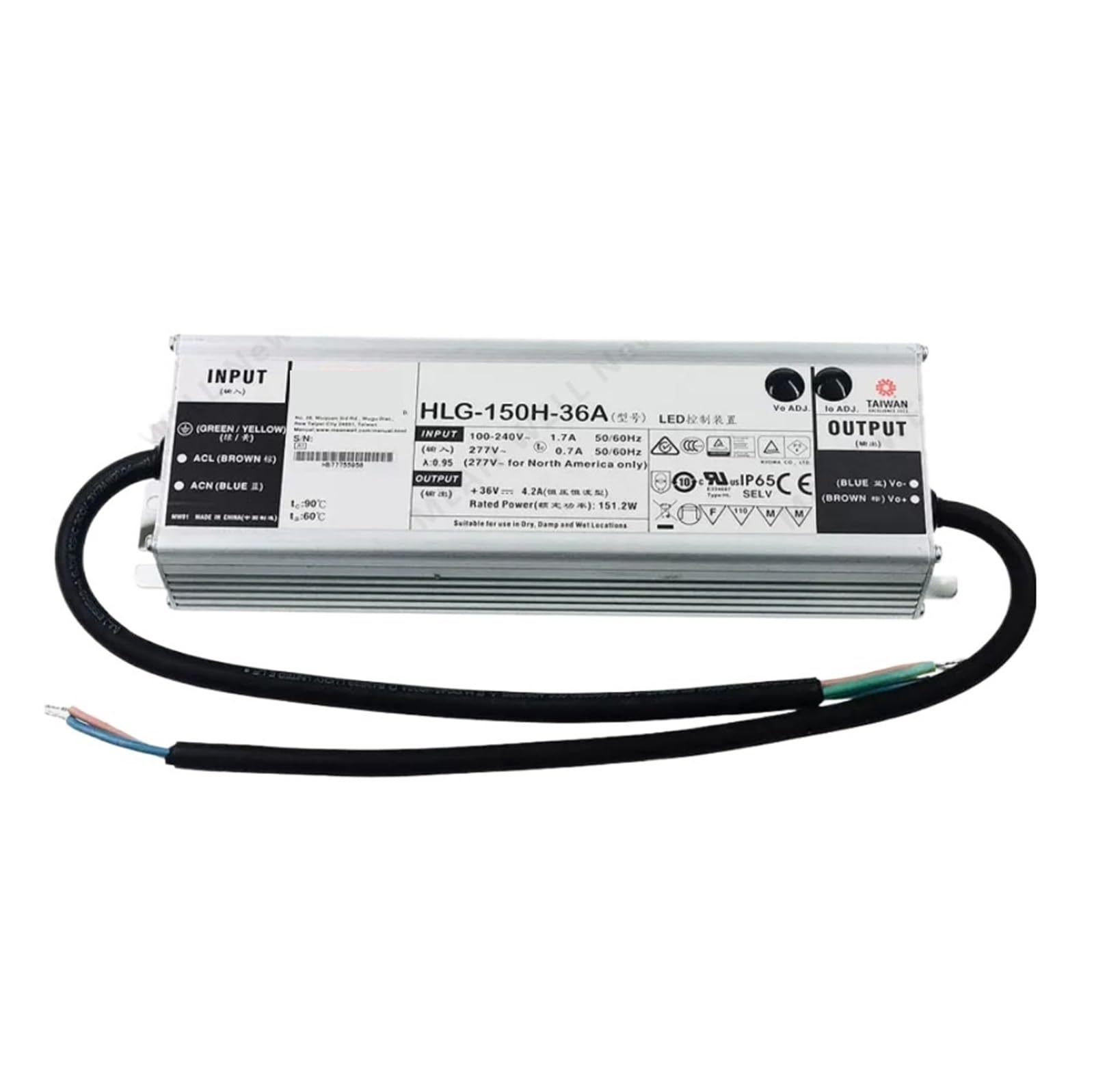 BFSYDLUJ HLG-150H HLG-150H-12A Power Supply HLG-150H-30A HLG-150H-36A HLG-150H-48A HLG-150H-24 150W(HLG-150H-24B)