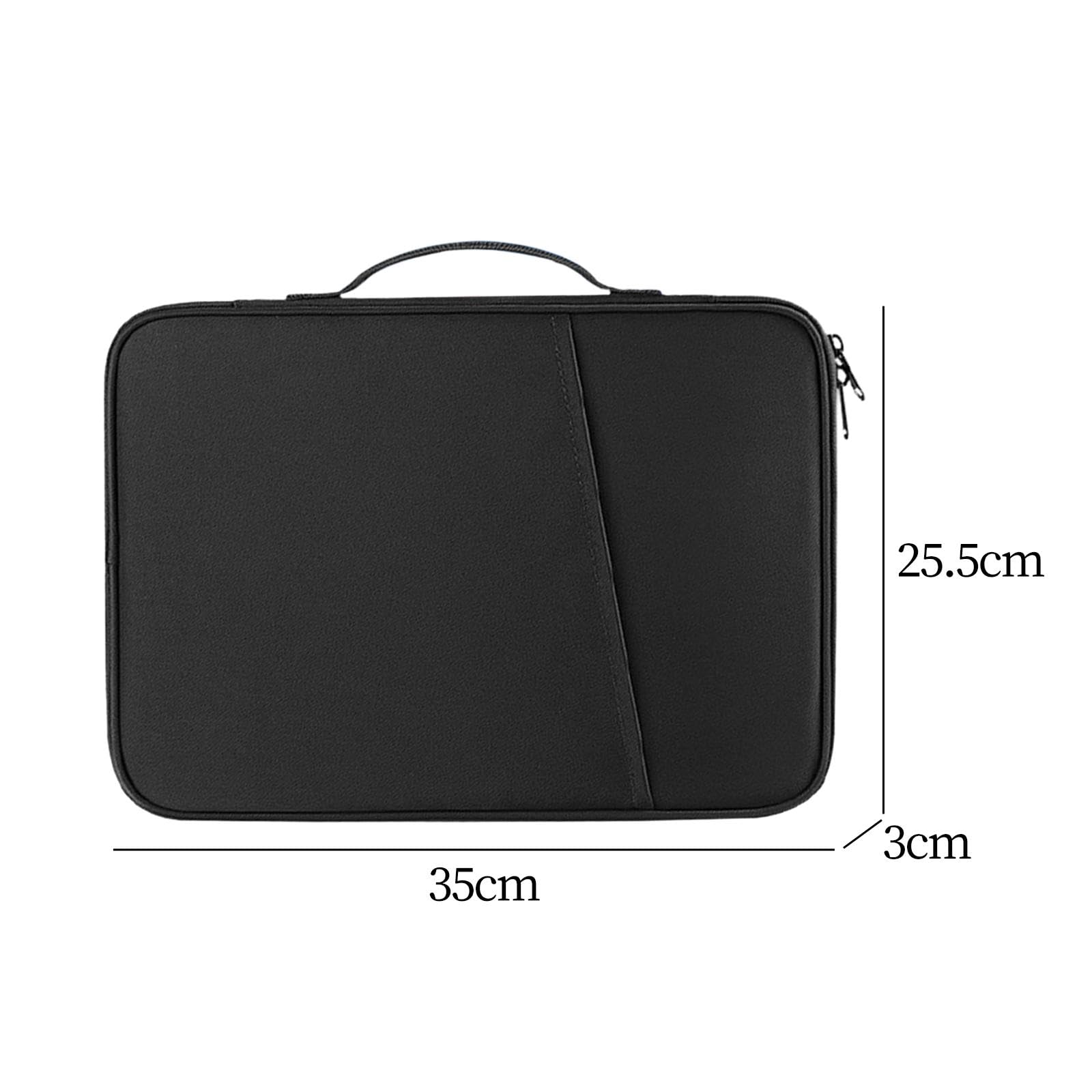 Étui de Transport pour Tablette, Sac à Main en Nylon Robuste, Poches extérieures, Pochette Antichoc Quotidienne, Sac à Main pour Voyage, Bureau,