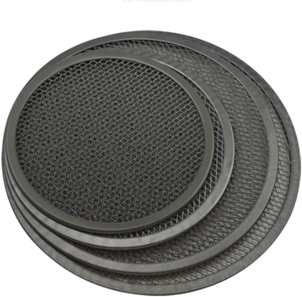 4 Pcs Black Non-Stick Mesh Pizza Tray Screen Pasta Oven Baking Net Pizza Holder Bakeware Flat Mesh Pizza Screen