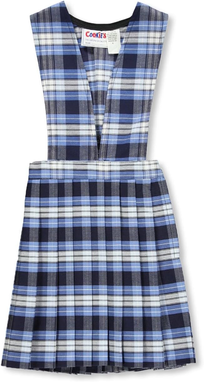 Cookie's Little Girls' Slit Neck Jumper with Kick Pleats (Sizes 2T - 6X) -