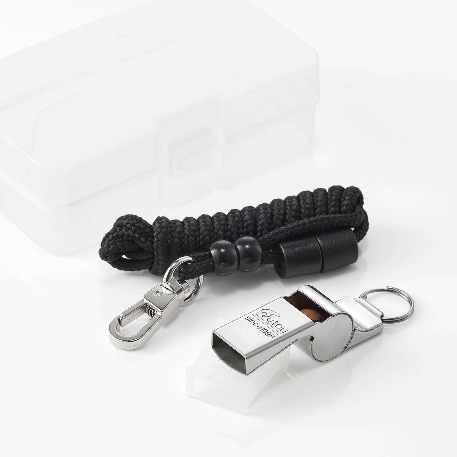 HUTOU Mini Whistle L5014 Stainless Steel Outdoor Emergency Whistle