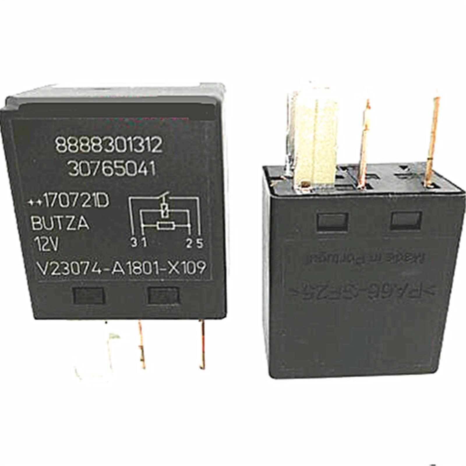 AERBNYEQP 1PCS Relay V23074-A1801-X109 V23074 A1801 X109 V23074A1801X109 12VDC DC12V 12V(10PCS)