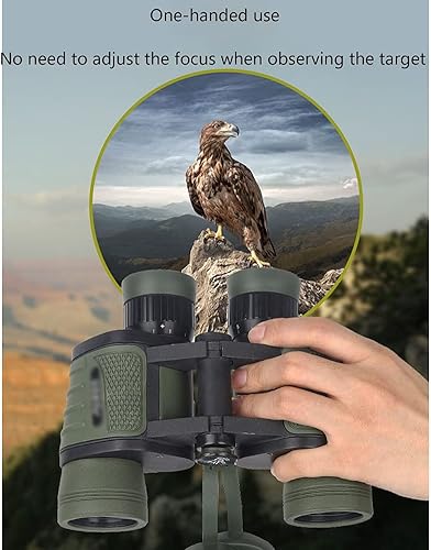 Miniatura 3 de Observación de aves 8 x 40 potentes prismáticos enfoque automático HD profesional con visión nocturna con poca luz para observación de aves, viajes,