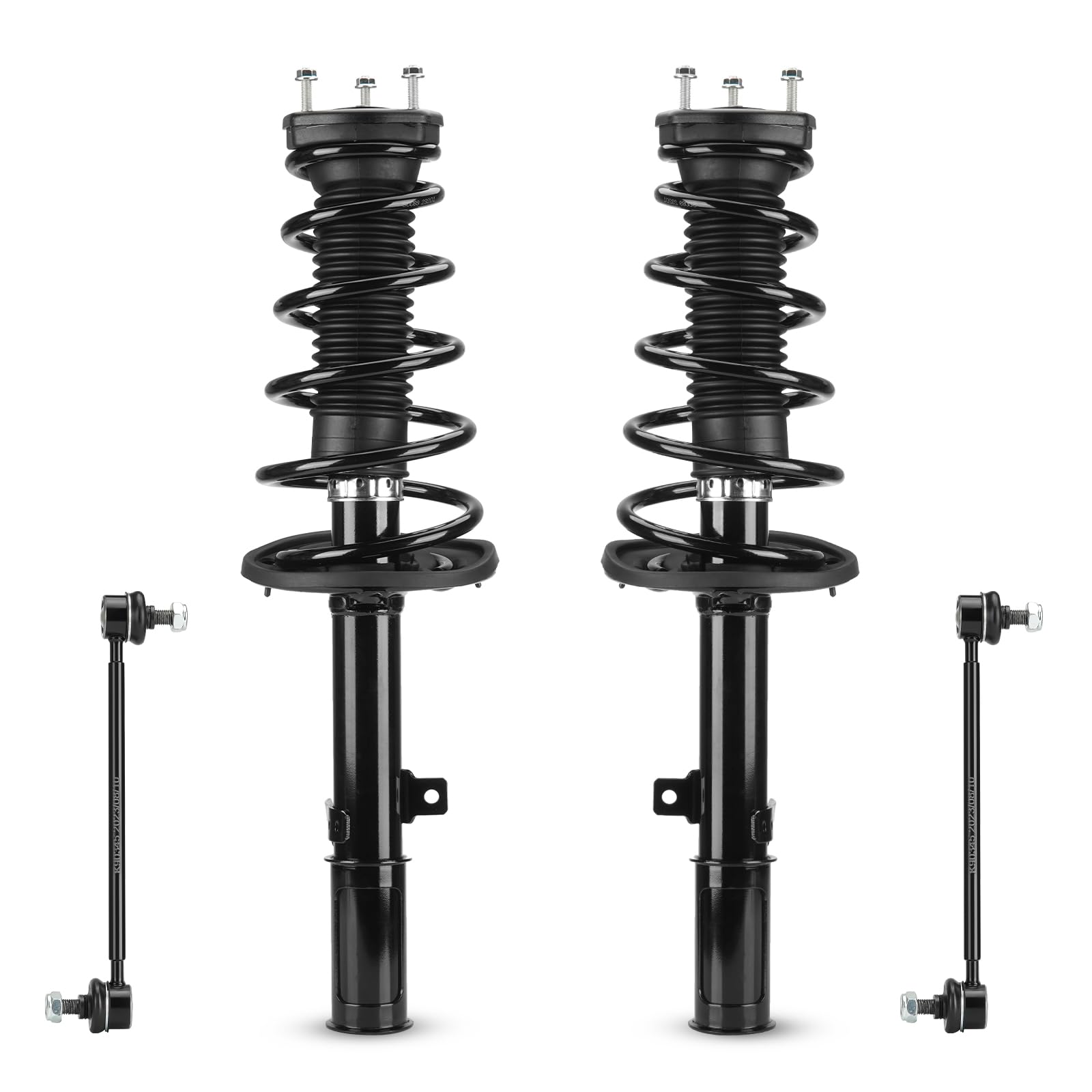 Rear Struts w/Coil Spring & Sway Bar Links for 2004-2006 Toyota Camry / 2004-2006 Lexus ES330 (Exc. Adaptive Variable Suspension), Shock Absorber