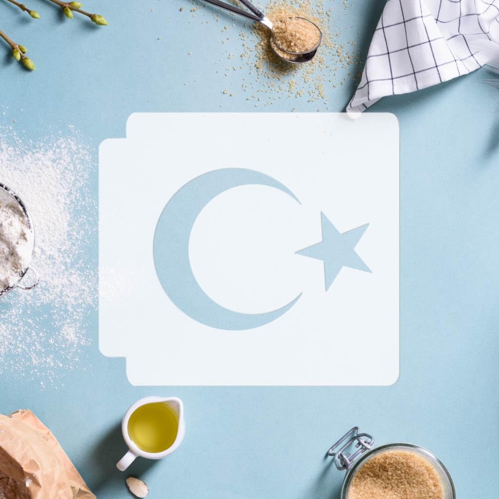 Turkey Flag Symbol 783-D332 Stencil (13 inch)