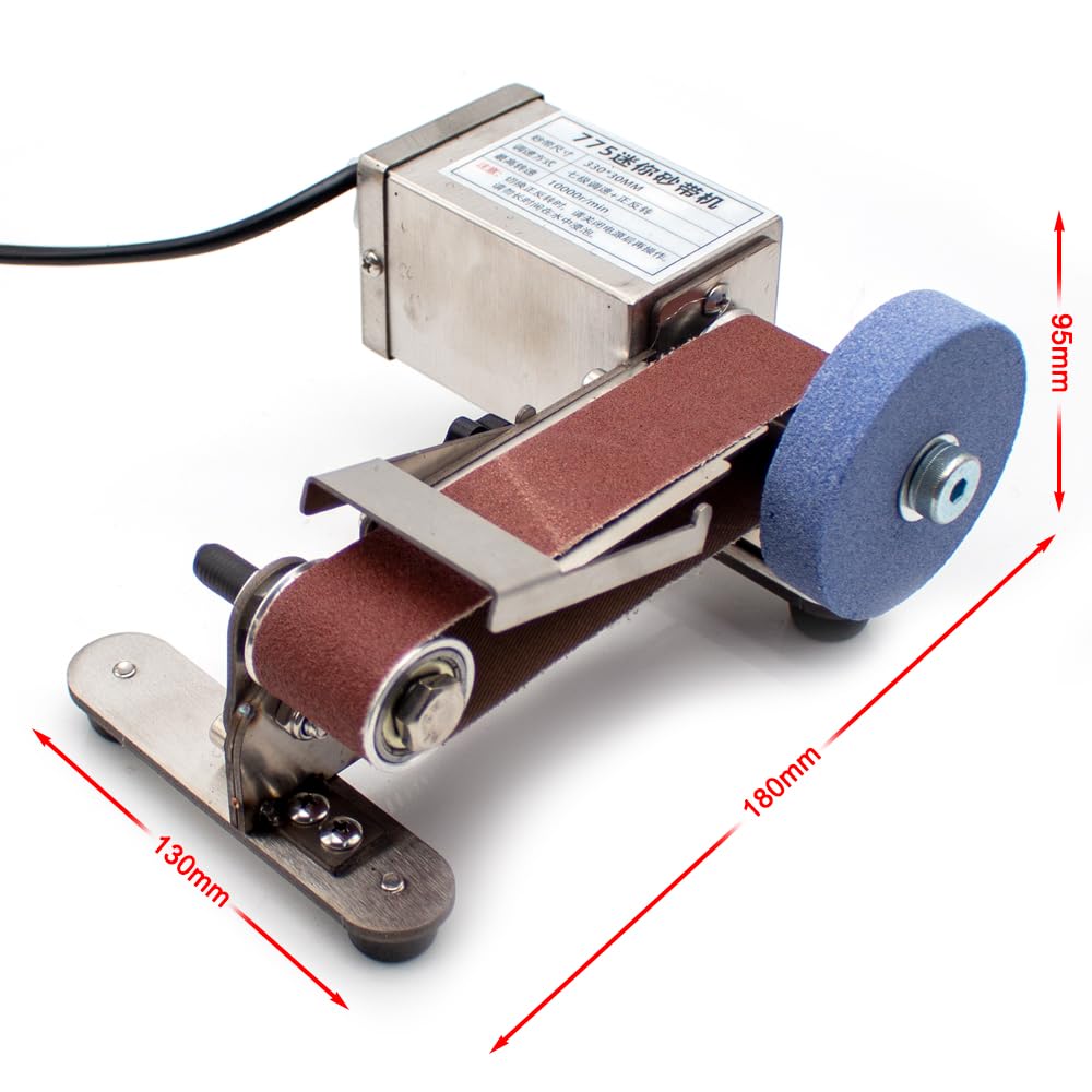 Aiguiseur de Couteaux électrique, Ponceuse à Bande Automatique étanche pour La Maison, Machine D'affûtage de Couteaux Humides Multifonctionnelle 5000-10000Tr/min