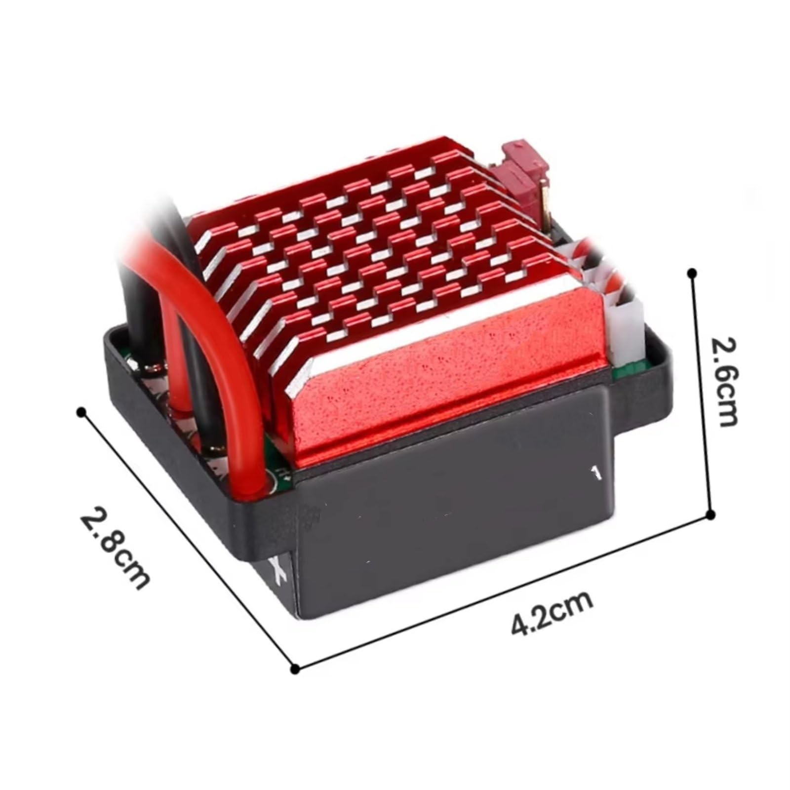 Per Axial Per SCX10 Per Traxxas Per TRX4 D90 1/10 RC Crawler 60A Impermeabile Regolatore Di Velocità ESC Spazzolato Freno Avanti Retromarcia Sostituzione Regolatore Velocità Rc(T Plug)