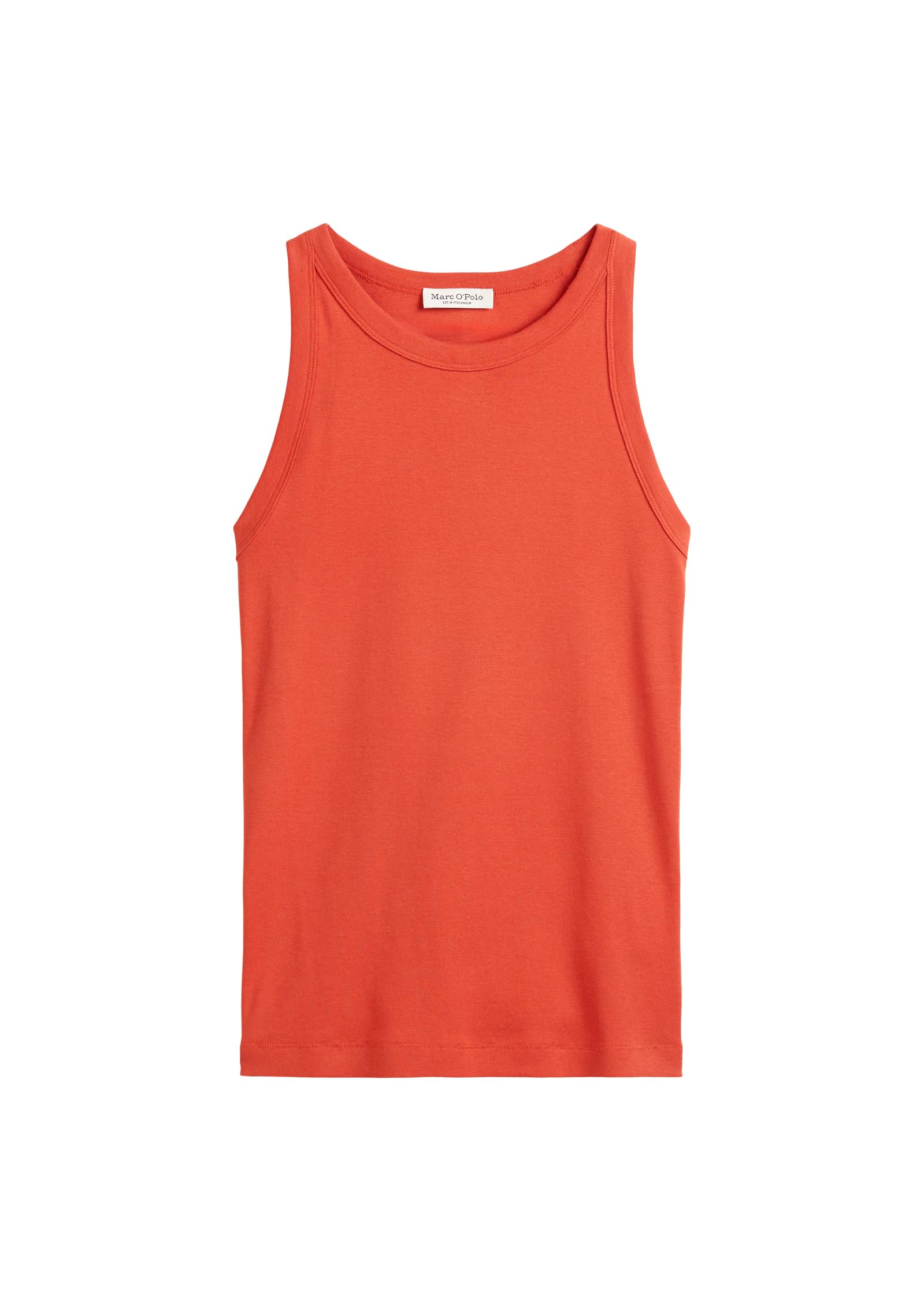 Marc O'Polo Damen Tanktop aus Bio-Baumwolle mit Rundhalsausschnitt