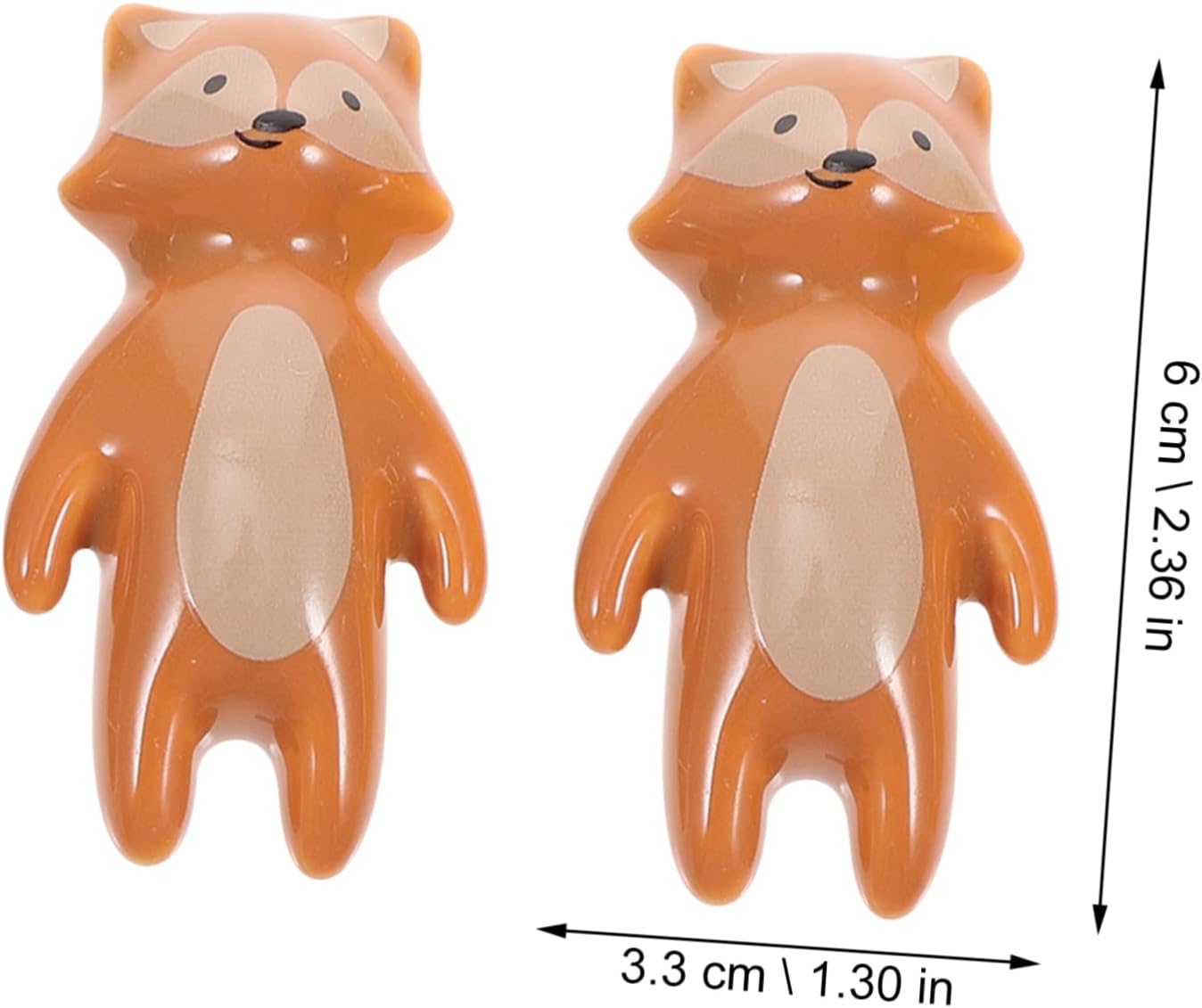8pcs Cute Animal Drawer Knobs for Rooms Durable Ceramic Cabinet Handles with Fox and Lion Designs for Nursery Furniture and Wardrobe