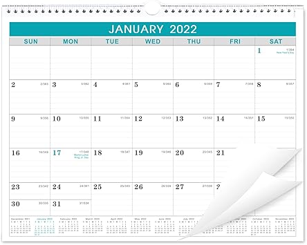 18 Month Calendar 2022 Amazon.com : Calendar 2022-2023 - 18 Month Wall Calendar 2022-2023 From  January 2022 To June 2023, 18 Months Calendar With Julian Date, 14.75 X  11.5 Inches, Thick Paper For Organizing : Office Products