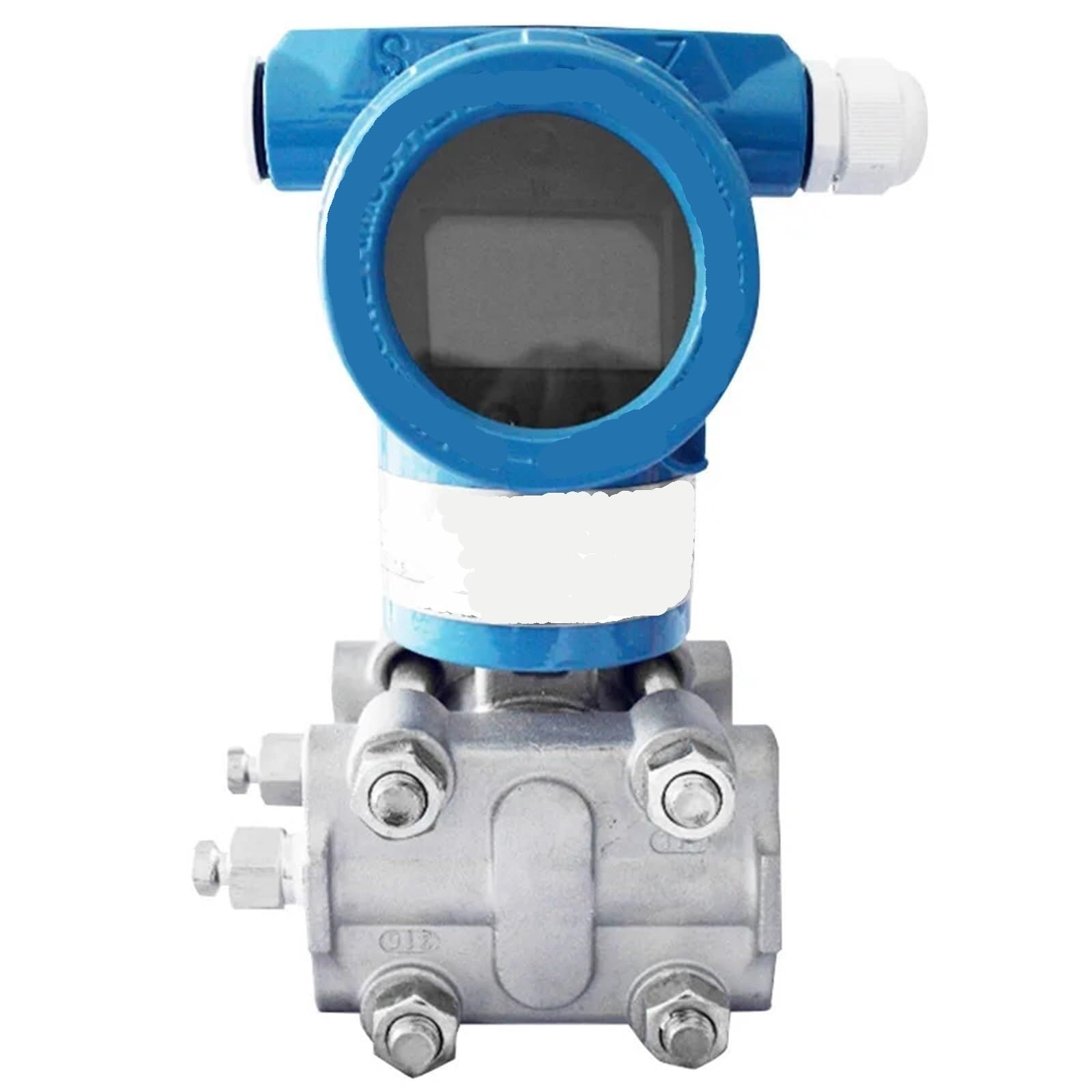 Amrttwy One Color Pressure Transmitter, Pressure Transmitters 4-20Ma Intelligent Differential Transmitter With Hart And Capacitive Level -100-500Kpa
