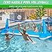 GoSports Splash Net Air, Inflatable Pool Volleyball Game - Includes Floating Net, Water Volleyballs and Ball Pump