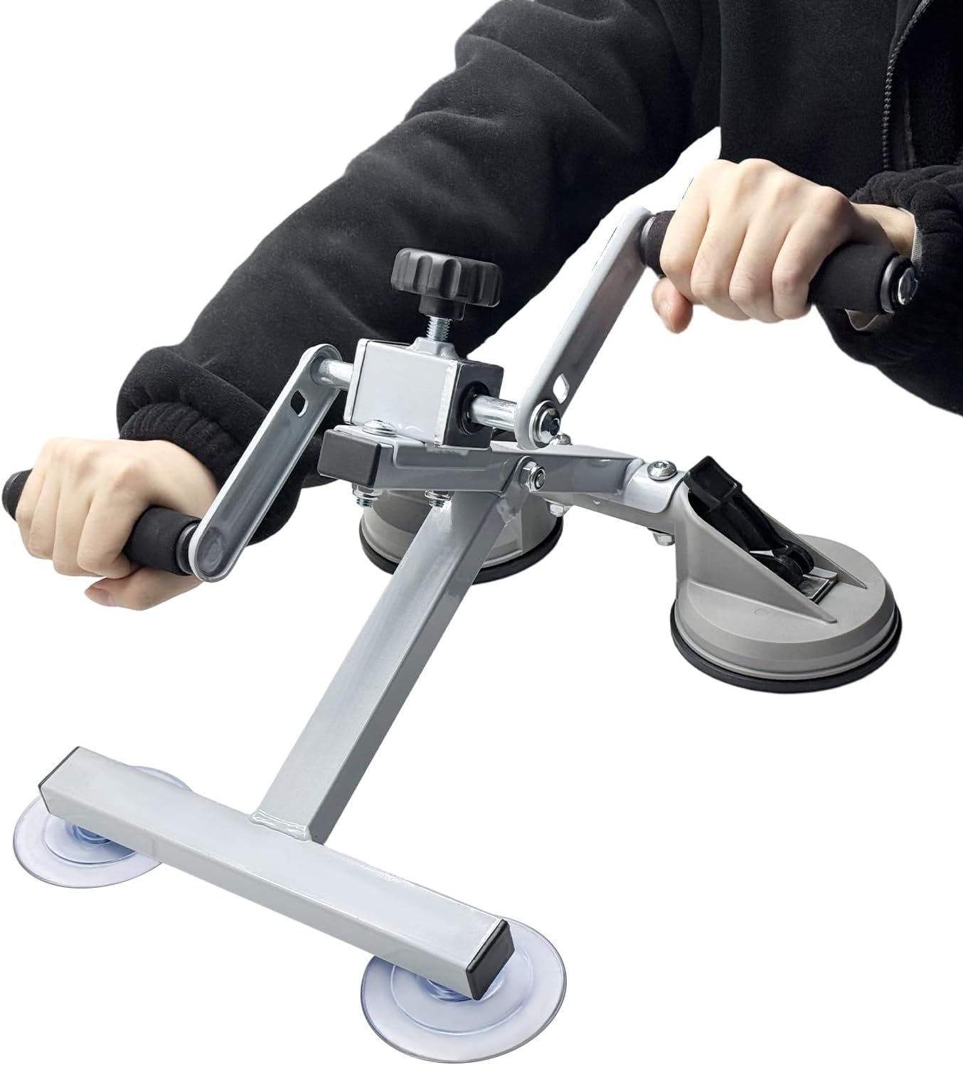 Arm Bike for Physical Therapy, with A 4-Seat Suction Cup Design for More Stable Fixation, Easy Installation, and Adjustable Resistance, Smultifunction Rehabilitation Exerciser for Arm and Shoulder.