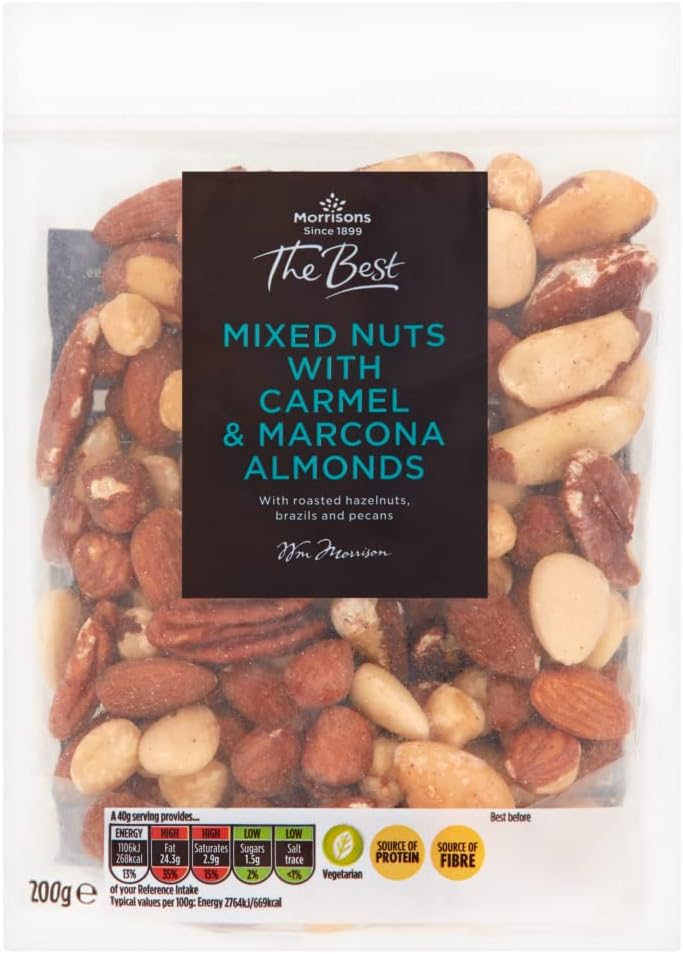Morrisons The Best Chunky Mixed Nuts with Marcona Almonds, 200g