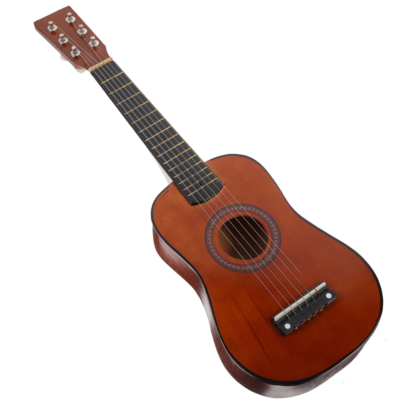 Guitarra Infantil de Madera para Principiantes Juguete Musical Educativo para Niños Diseño de 23 Pulgadas Adecuado para Aprender y Desarrollar Interés Musical