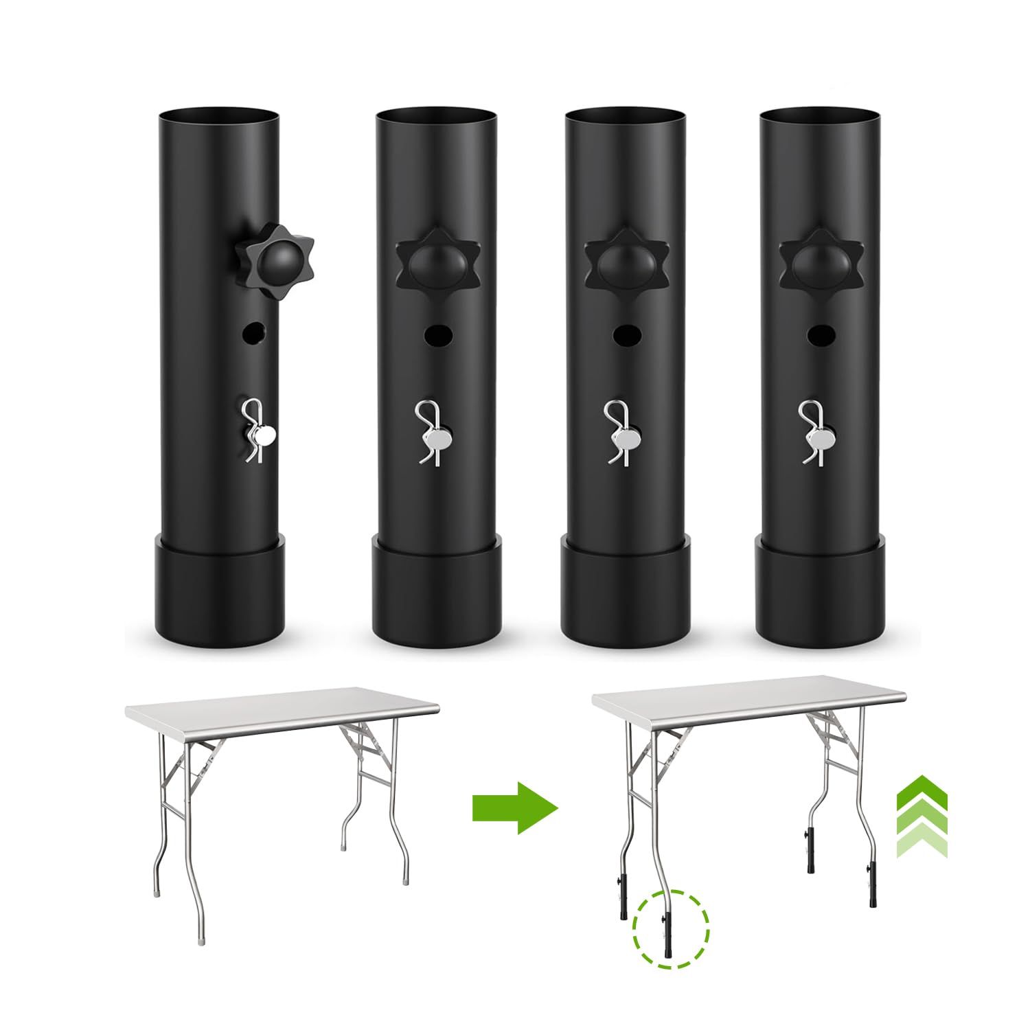 Barrel Bolt CHAIN LINK DROP ROD/PIN LATCH For 1-3/8