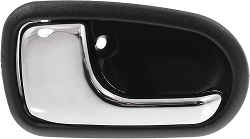 Garage-Pro Manija de puerta interior compatible con Mazda Protege 1995-2003 y 1993-1997 626 delantera o trasera, bisel negro del lado del conductor