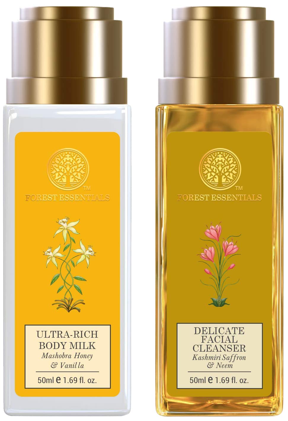 Forest Essentials Delicate Facial Cleanser Kashmiri Saffron