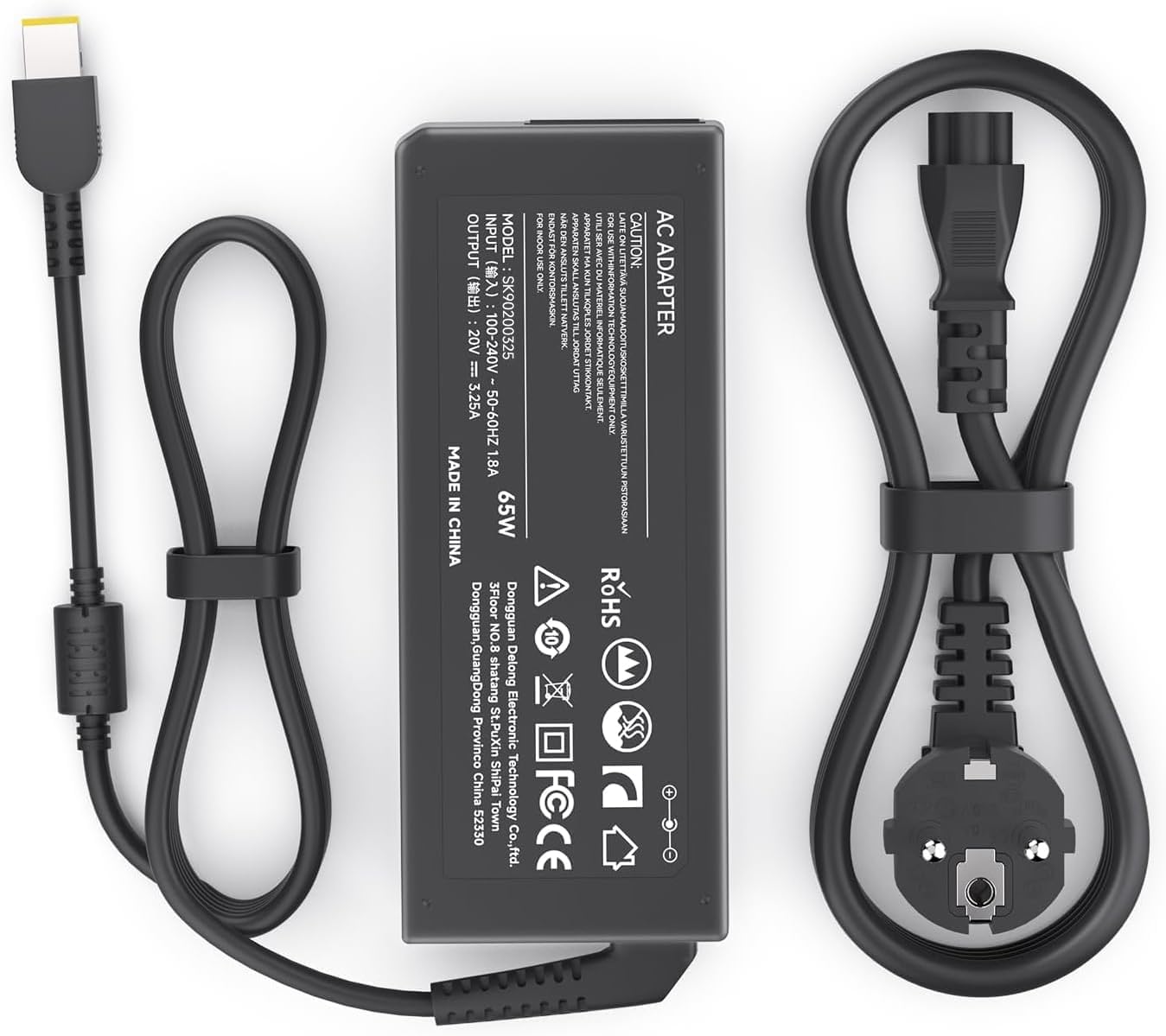 vhbw 1x Fuente alimentación Compatible con Lenovo ThinkPad T460, T550