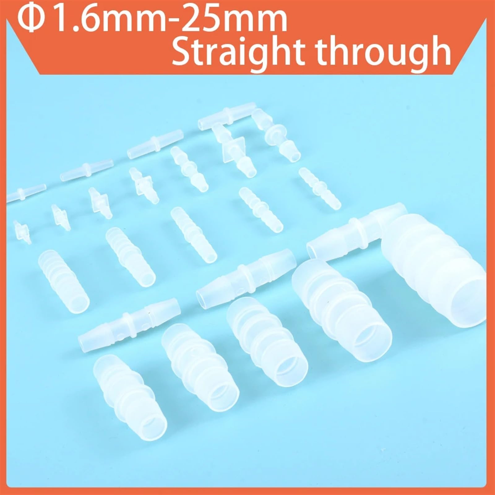 PP Pipe Fitting 1.6mm-25mm Pagoda Polypropylene Constant Direct Flow Hose(1 Pcs,15.8MM_OTHER)