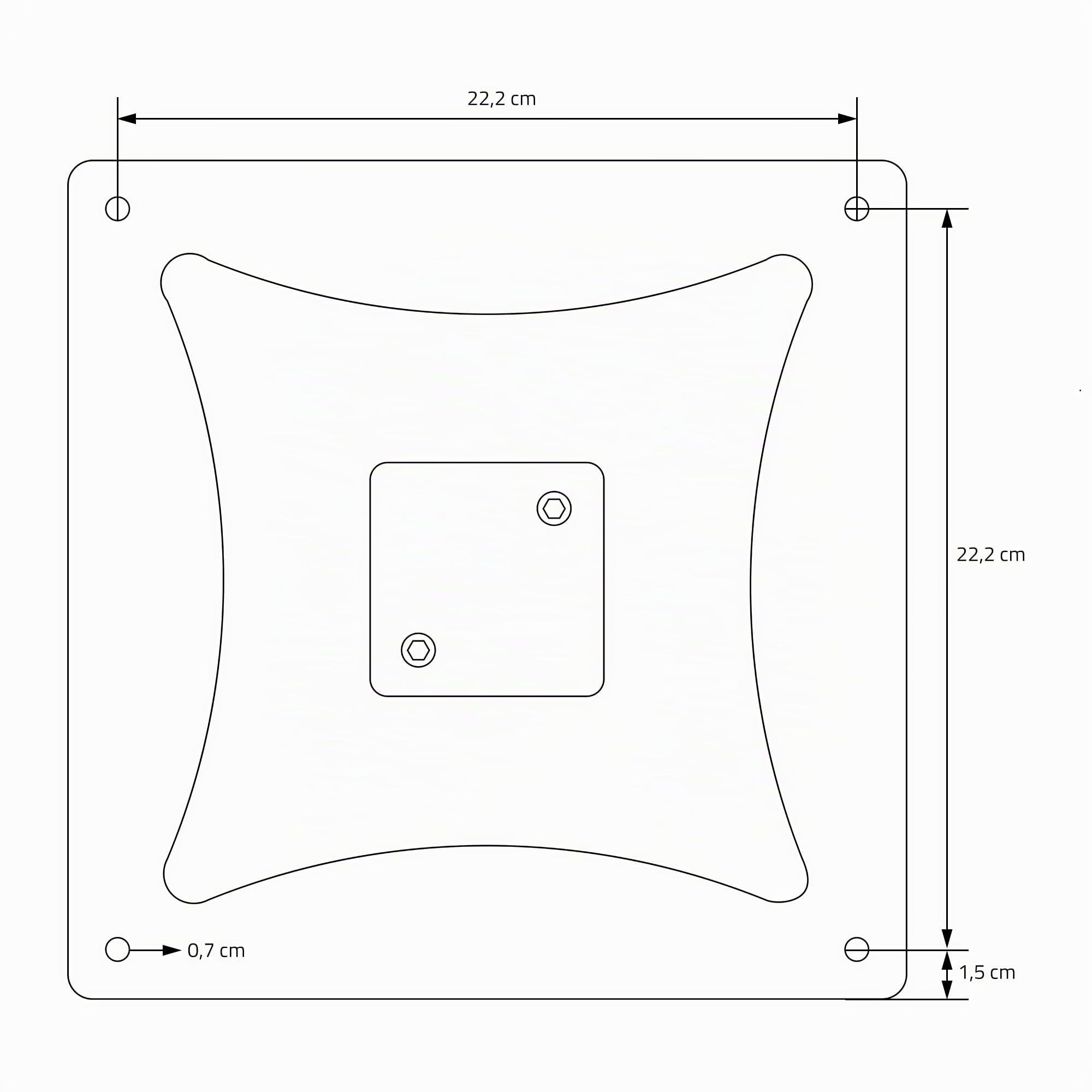 ML-Design Bastidor de Mesa Doble Patas para Mesa 70 x 43 x 72 cm Soporte Rectangular Negro Mate de Metal (Acero) Recubierto de Polvo Base para Escritorio Columna para Consola Sostén para Tablero Pie