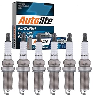 6 pc Autolite Platinum Spark Plugs compatible with Toyota Sienna 3.5L V6 2007-2020