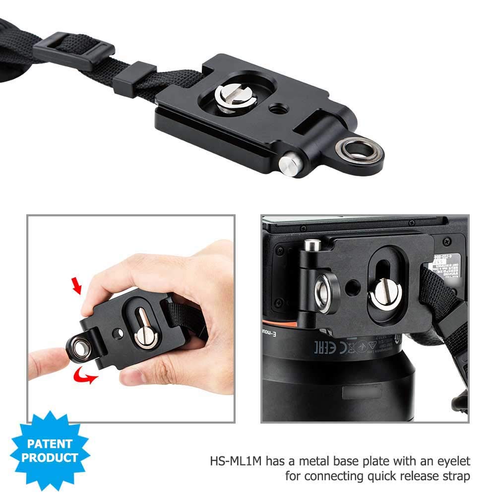 JJC - Cinghia da polso per fotocamera mirrorless adatta per Nik. Z7 Z7 II Z6 Z6 II Sony A1 A7C A7III A7II A7RIII A7RII A7SII A7SIII A6500 A6400 A6300 A6000 Fuji X-S10 X-T3 X-T2 Can. EOS R5 R6