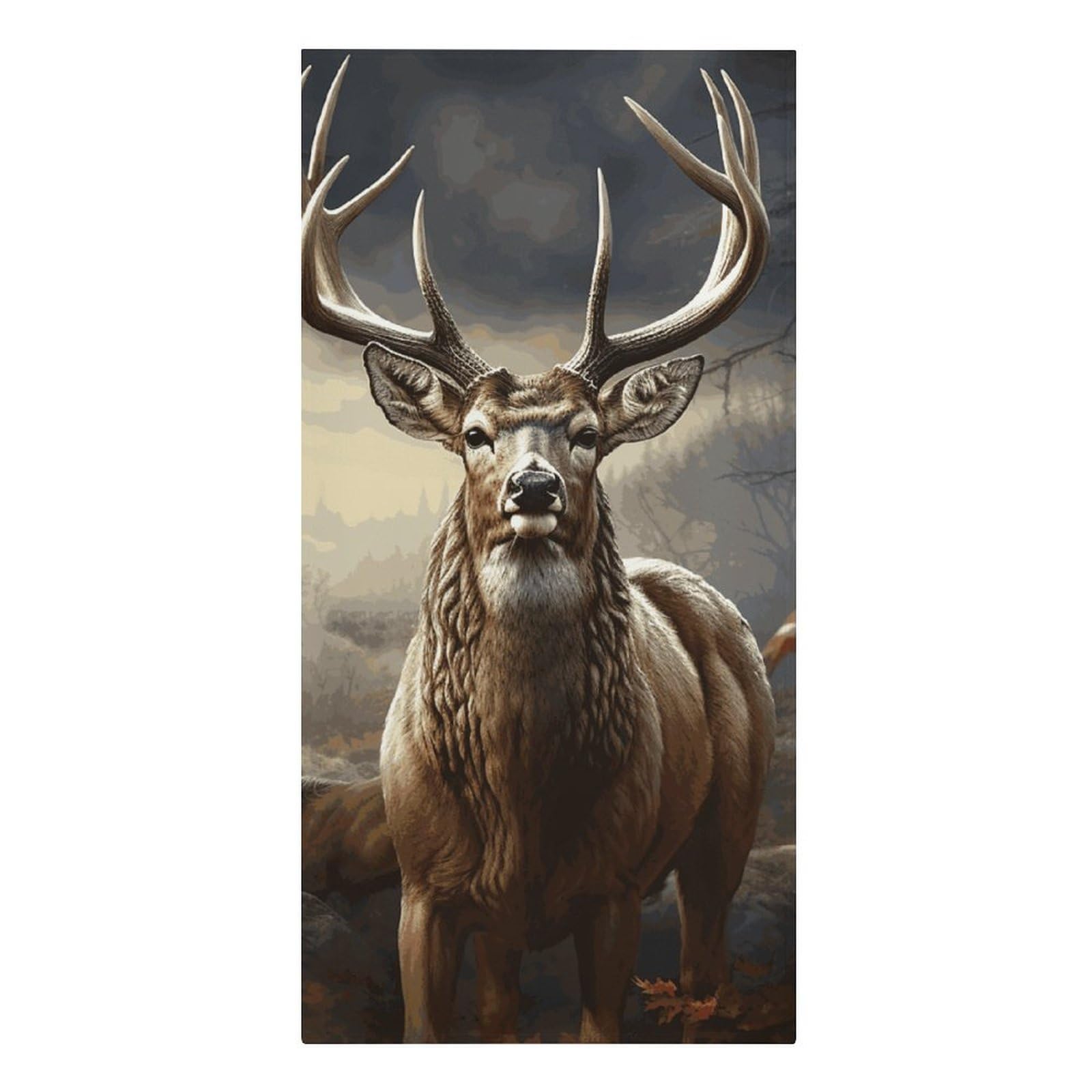 QMNLKH Deer Hunting Season Beach Towel for Women, Large Microfiber Pool Towel for Men, Absorbent Swim Towels for Home, Lightweight Bath Towels for Camping, Yoga, 30.3"x61.4"