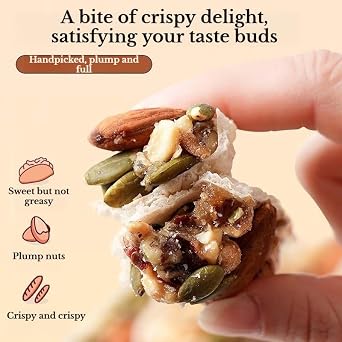 Fruit and Nut Snacks (120g*4 bags), Mixed Nut & Cranberry Pastry Snack