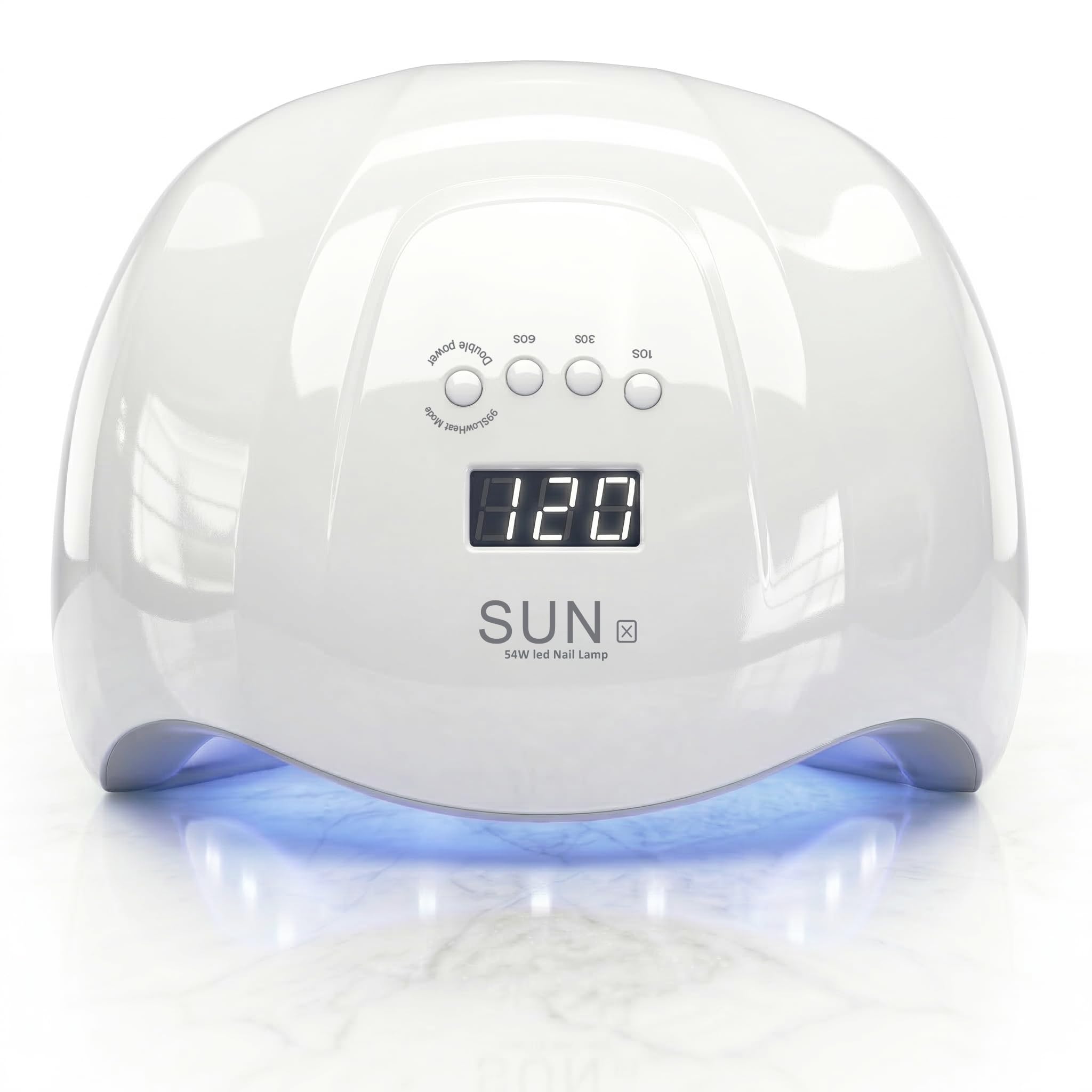 Lampada led unghie UV professionale 36 LED con 5 Timer da 48W / 54W. Fornetto ideale per manicure e pedicure con sensore movimento e base removibile. Forno asciuga smalto per gel UV e semipermanente.