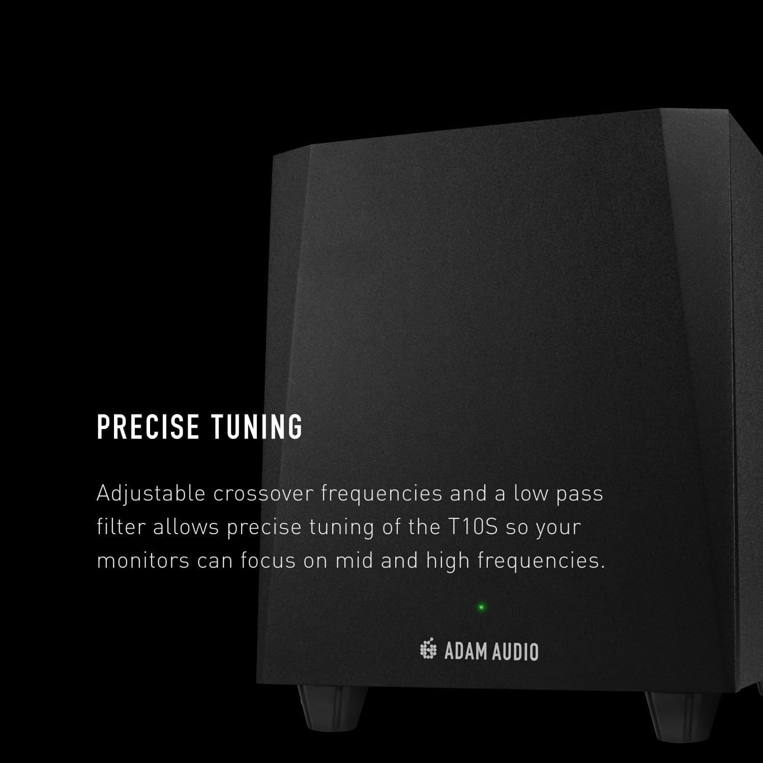ADAM Audio T10S Studio Subwoofer for recording, mixing and mastering, Studio Quality Sound (Single) - Image 5