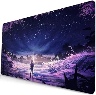 The Legend of Zelda: Breath of The Wild Anime Mouse Pad,Large Gaming Mouse Mat,Desk Mat,Keyboard pad Perfect for Computers (90cm*40cm)