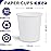 Clawsoff [300 Pack 5 oz Mini Paper Cups White, Small Mouthwash Cups 5 OZ, Disposable Bathroom Cups 5 Ounce for Supermarket, Birthday Party, Travel, Events, Picnic, BBQ