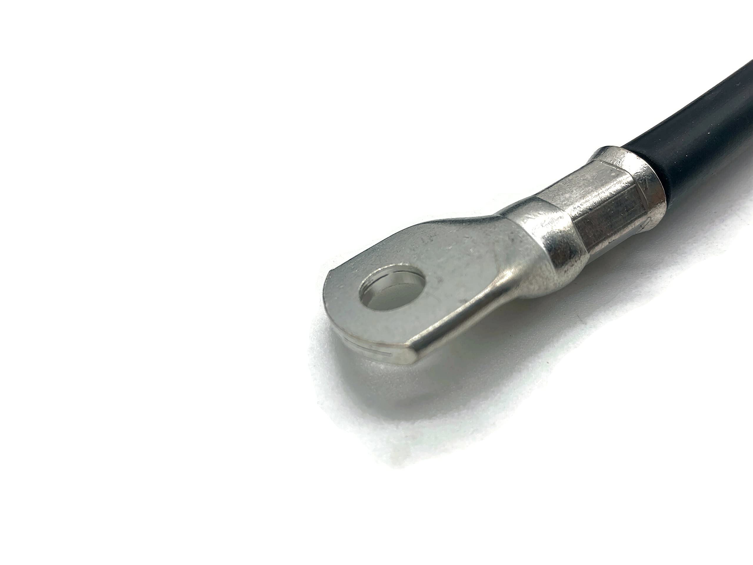 eXODA Câble de batterie 2,5m câble d'alimentation en cuivre 50 mm² avec cosses à œillets M8
