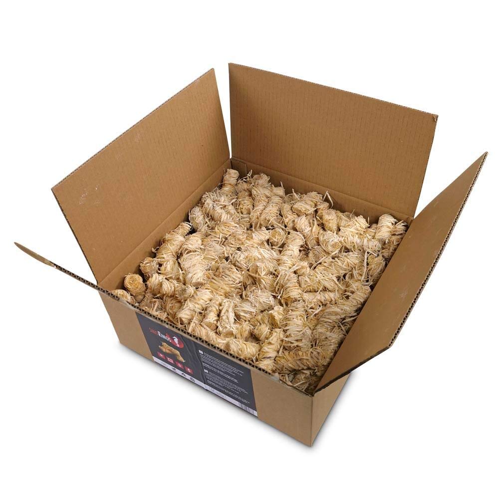 mgc24® Aanmaakblokjes van houtwol en was, kachelaansteker, open haard, barbecue, ecologisch haardhoutaansteker, houtaansteker, 3 kg (ca. 250 stuks