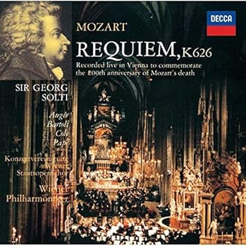 Amazon モーツァルト レクイエム ニ短調 K 626 ショルティ サー ゲオルグ オジェー アーリーン バルトリ チェチーリア コウル ヴィンソン パーペ ルネ ウィーン国立歌劇場合唱連盟 モーツァルト ショルティ サー ゲオルグ ウィーン フィルハーモニー