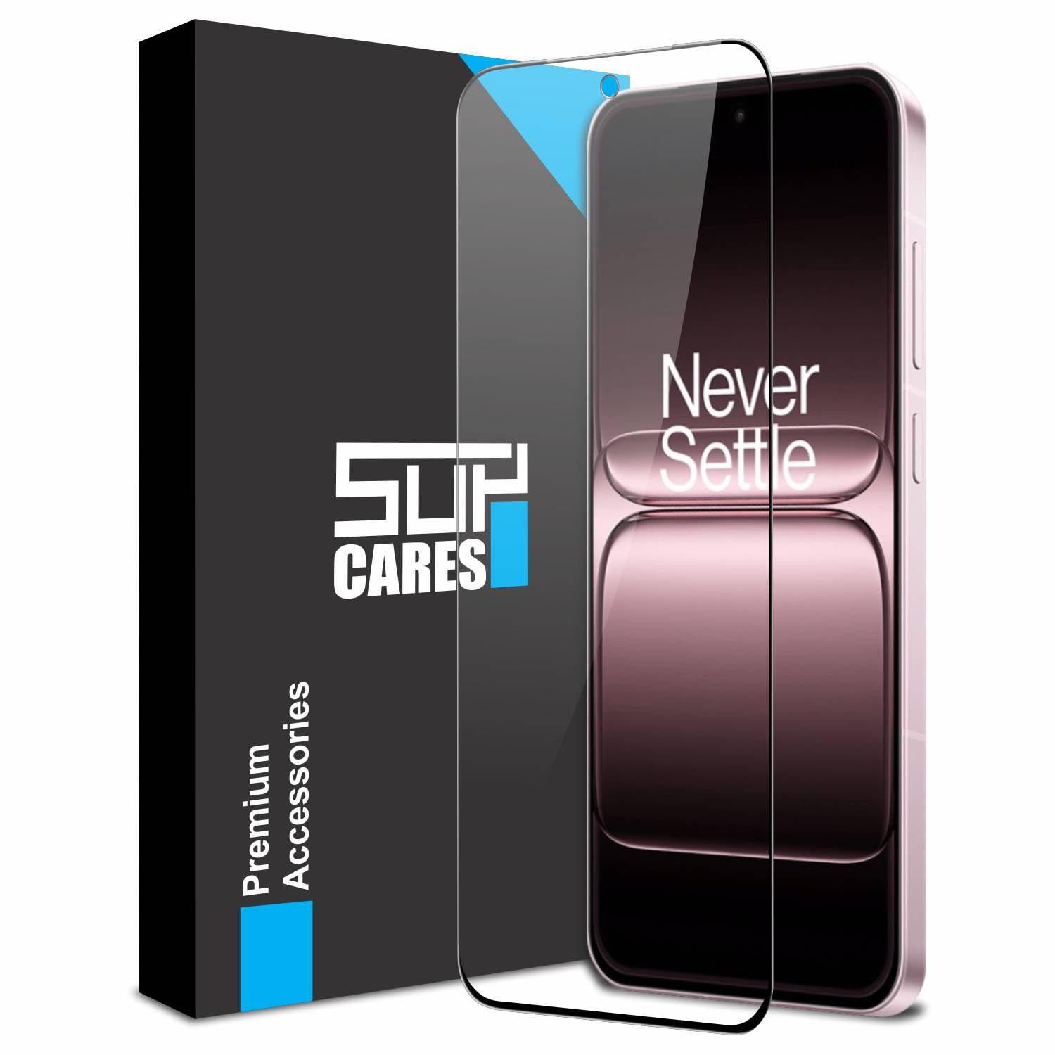 SupCares Military-Grade Gorilla Tempered Glass Screen Protector For OnePlus 13T and OnePlus 13S (6.32 Inch) With Installation Kit | Edge-To-Edge Protector Coverage | Black SupCares Military-Grade Gorilla Tempered Glass Screen Protector For OnePlus 13T and OnePlus 13S (6.32 Inch) With Installation Kit | Edge-To-Edge Protector Coverage | Black