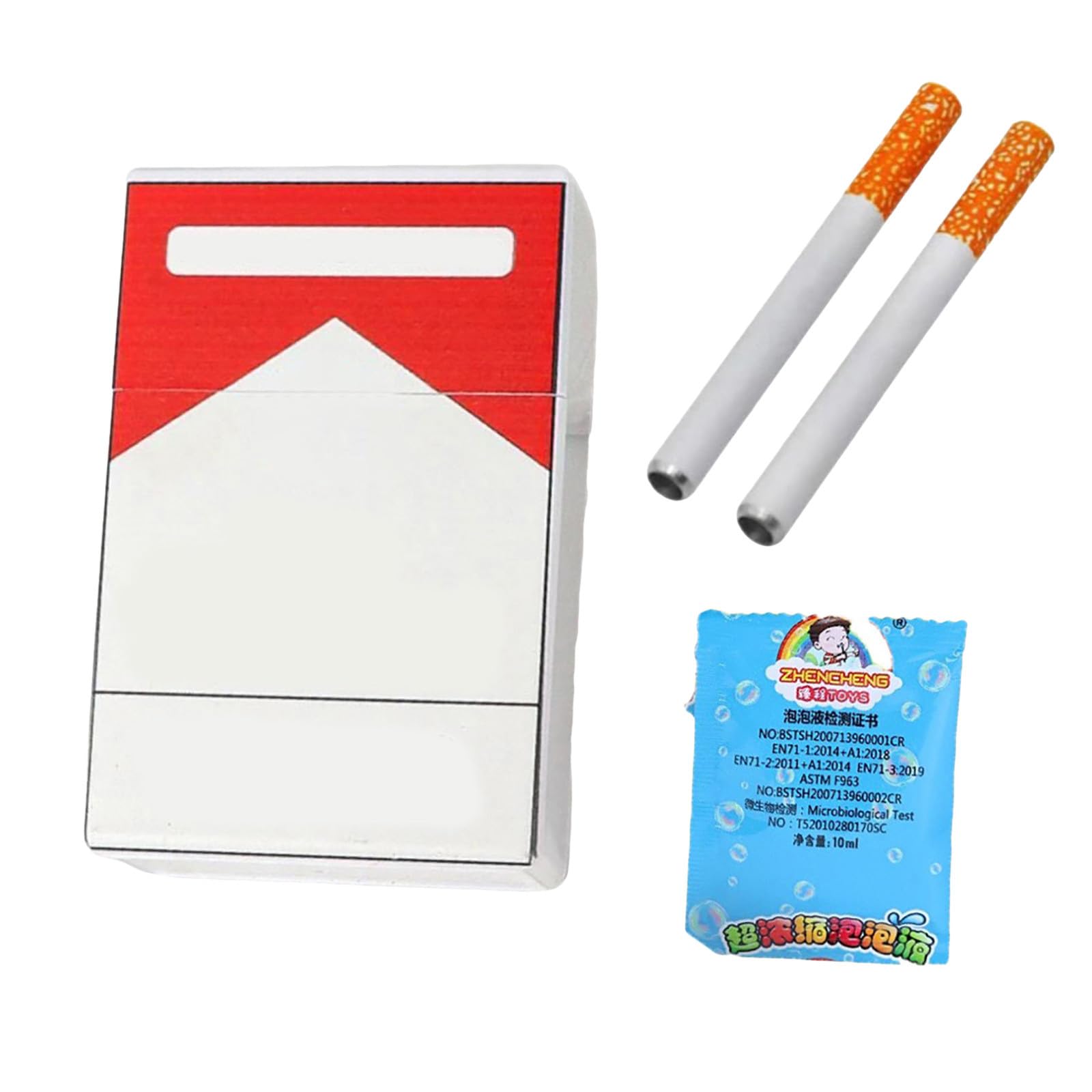 Corlidea Soap Bubble Cigarette, Dummy Bubble Machine, Bubble Machine, Mini Bubble Toy, Bubble Solution, Cigarette Sticks Anti-Stress Gift for Parties, Birthdays, Festivals